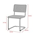 thumbnail image 6 of Posh Living Asiyah  Dining Chair (Set of 2) Black, 6 of 11