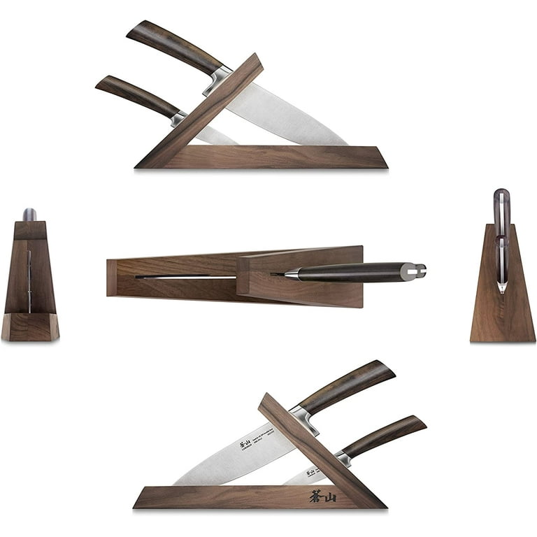 TC Series 8-Piece Knife Block Set, Walnut, Forged Swedish 14C28N Steel –  Cangshan Cutlery Company