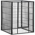 thumbnail image 1 of 6 Panel 32.5" - 59" x 40" Dog Playpen, Heavy Duty Pet Playpen for Indoor Outdoor, Small Medium and Large Dogs, 1 of 6