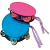 u.s. toy mu409 neon tambourine, 5 1/2"