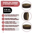 thumbnail image 2 of ELW 5-6 oz 2-2.4mm Nappa Oil Tanned & Waxy Finish Leather Belt Grade Straps  Size: 3.5"x72" 8.9x183cm  Lead Color  Full Grain Craftsman A/B Grade Natural Cowhide, DIY, Crafting, Strips, 2 of 7
