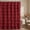 Burgundy, variant on Seasonwood Black and White Ruffle Shower Curtain,Farmhouse Fabric Bathroom Curtain,72" x 72"