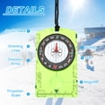 thumbnail image 3 of Uxcell Orienteering Compass, Navigation Hiking Compasses for Map Reading Survival Outdoor Exploring Green, 3 of 7
