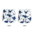 thumbnail image 3 of Balery Cute Cartoon Dinosaurs Pattern Women's Running Shorts with Liner 2 Pockets Elastic Workout Athletic Gym Yoga Shorts-XX-Large, 3 of 7