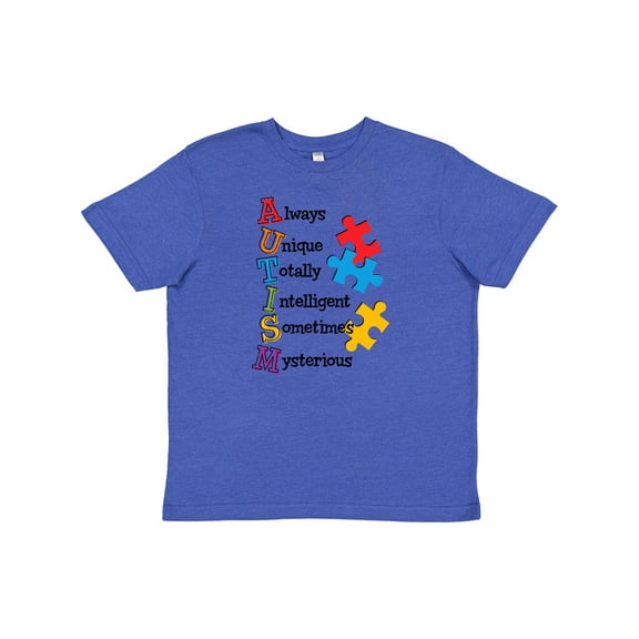 Inktastic Autism Acrostic Youth T-Shirt