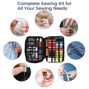 Sewing Kit for Adults, 97PCS Portable Sewing Supplies, Needle and Thread Kit with Sewing Supplies and Accessories for Kids, Beginner, Home, Travel, Emergency Repairs