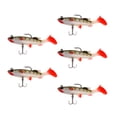 thumbnail image 3 of 5pc Señuelos Vívidas Cebos Bndos 3D Ojos Atractivo Agarre Captura Grandes Sunnimix Pesca de cebos artificiales, 3 of 8
