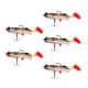 thumbnail image 3 of 5pc Señuelos Vívidas Cebos Bndos 3D Ojos Atractivo Agarre Captura Grandes Sunnimix Pesca de cebos artificiales, 3 of 8