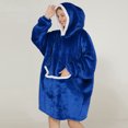 thumbnail image 1 of Manta usable Sudadera con capucha grande Nikou para hombres y mujeres tamaño libre, 1 of 8