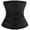 Black, variant on SAYFUT Women's Workout Waist Trainer Underbust Corset Cincher Tummy Control Body Shaper Shapewear Girdle