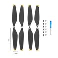 thumbnail image 2 of Peggybuy 2 Pairs Drone Props Blades PC Propellers Replacement for DJI Mini 3 (Gold), 2 of 4