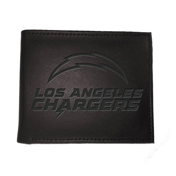 Black Los Angeles Chargers Hybrid Bi-Fold Wallet