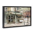 thumbnail image 3 of Stupell Industries Victorian City Corner Café Black Floating Frame Canvas Art, 25 x 17, by Ruane Manning, 3 of 8