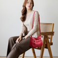 thumbnail image 4 of Bolsos cruzados bandolera de mujer de moda, de hombro de material cuero PU suave con múltiples bolsillos, para de mujer Magideal Bolsos cruzados, 4 of 7