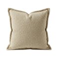 thumbnail image 2 of Throw Pillow Covers 18x18 Inch, Flange Border Decorative Square Pillowcases, Farmhouse Holiday Cushion Covers for Couch Sofa Living Room Bedroom Outdoor Home Decor, 2 of 9