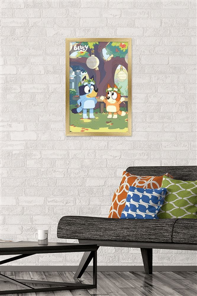 Bluey - Duo Wall Poster, 14.725" x 22.375", Framed