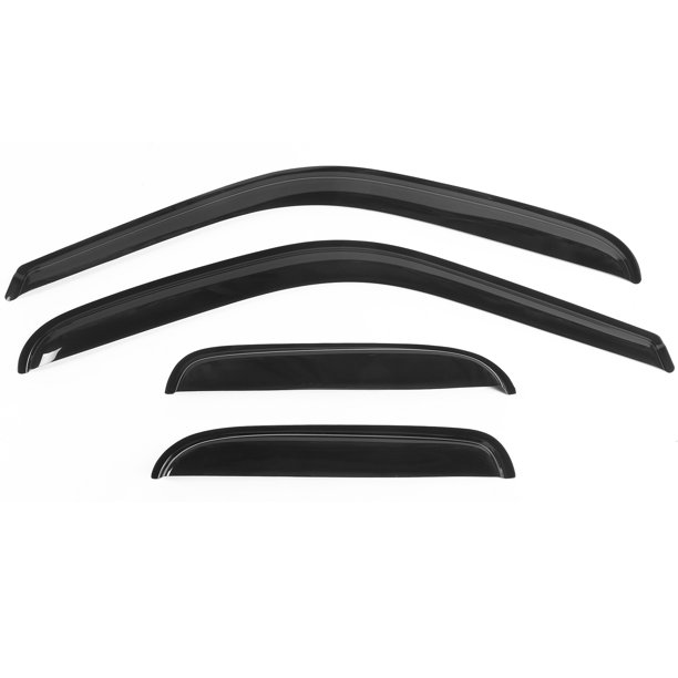 Ikon Motorsports Compatible With 00 06 Toyota Tundra Extended Cab Acrylic Window Visors Vent Deflector Rain Guard 4pc Set Outside Mount 2000 2001 2002 2003 2004 2005 2006 Walmart Com Walmart Com