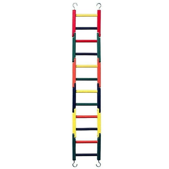 Prevue Carpenter Creations Hardwood Bendable 6 Section Ladder [Bird, Ladders Wood] 24"