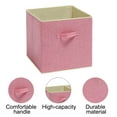 thumbnail image 3 of Cotton and linen fabric storage box clothing storage box office storage box, 3 of 5