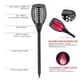 thumbnail image 4 of Solar Flickering Flame Light, Portable Easy To Install Solar Torch Light RGB IP65 Waterproof  for Yard, 4 of 7