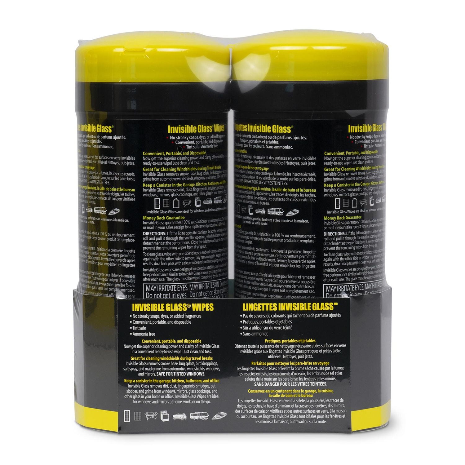 Invisible Glass Wipes 28-count 2-pack