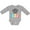 AC-Heather Grey, variant on Easter Just Hangin' with My Peeps Boys or Girls Long Sleeve Baby Bodysuit