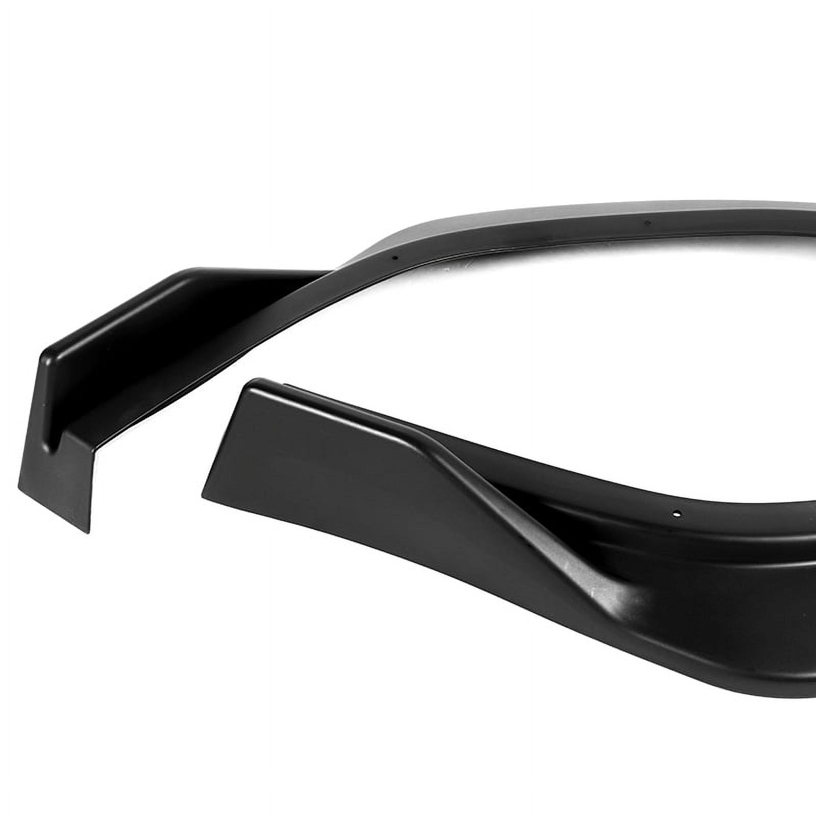 Supra_Tunning CK-Style Front Bumper Lip Spoiler Kit For 2020-2022 Hyundai Sonata – Painted Black (3-Piece)