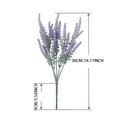 Syinda 4 Bushes FLOWER ARRANGEMENTS Lavender Flower Stems Sprays Make