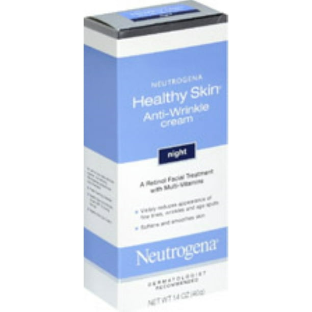 Neutrogena Healthy Skin AntiWrinkle Cream Night 1.40 oz (Pack of 2