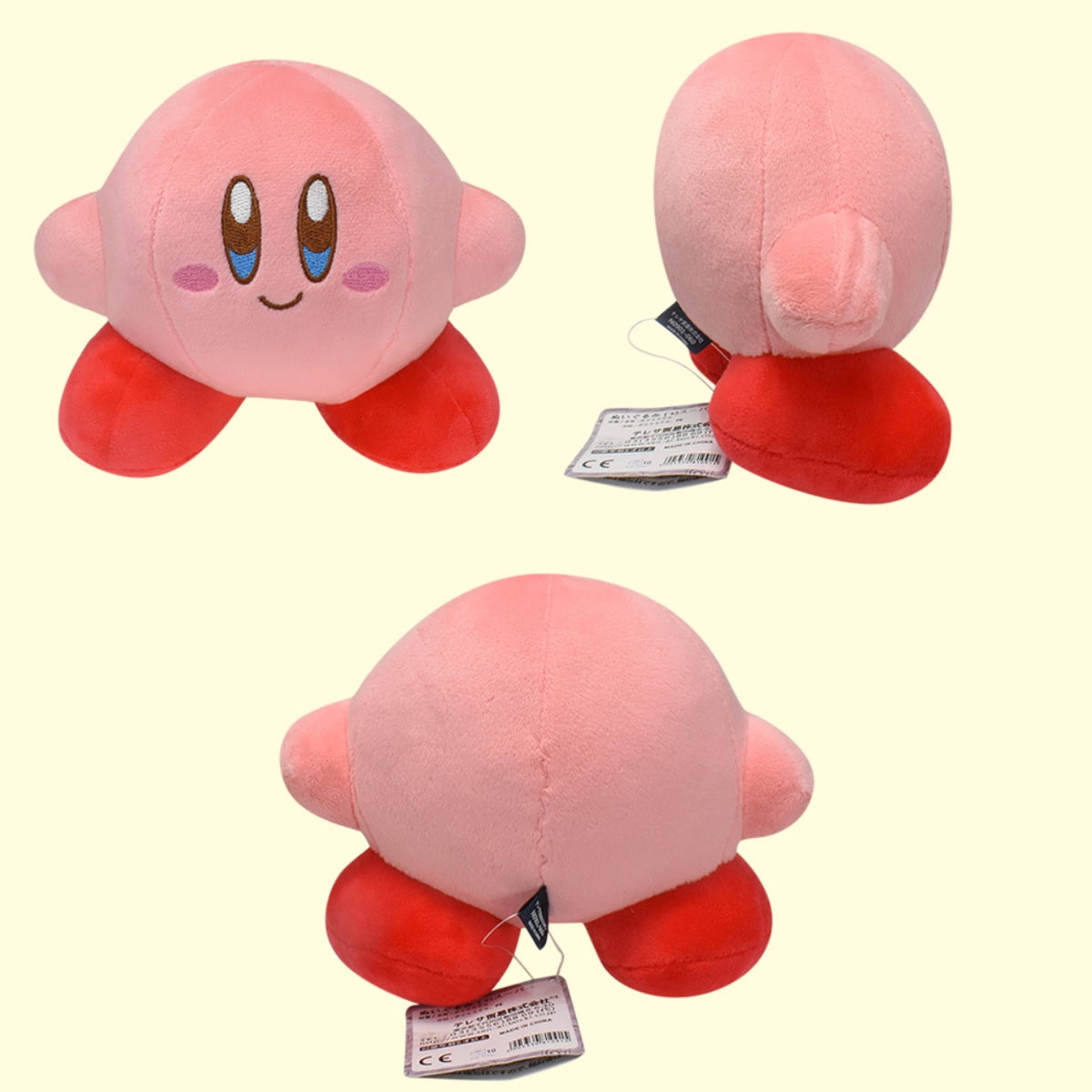 Stuffed Toy Kirby Adventure All Star Series Kirby Plush Doll 5.9 inch Plush Toy Watery Big Eyes Plush Toy Soft and Huggable
