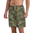 thumbnail image 2 of Fotbe Green Snake Skin Trajes de Baño Estampados para Hombre, Shorts de Verano de Secado Rápido, Ropa de Playa, Bañadores-Large, 2 of 6