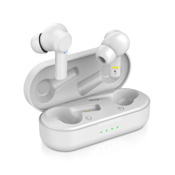 Auriculares inalámbricos Auriculares internos con compartimento de carga Auriculares TWS resistentes al sudor Auriculares con control táctil de baja latencia Accesorios Blanco Monstrate EL005344-02B