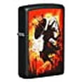 thumbnail image 3 of Zippo Warrior Sword and Shield Black Matte Pocket Lighter, 3 of 10