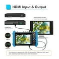 thumbnail image 4 of IPC-9800 Pro Full HD 8MP Cvi Tvi Ahd Cvbs Monitor Camera IP X7inch IPS Touch Screen PTZ Control CCTV Tester ,Easy to Operate, 4 of 7