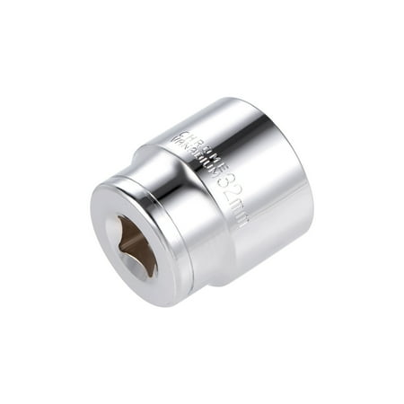 

Unique Bargains 1/2-inch Drive E32 Universal Spline Shallow Socket 12-Point Cr-V Steel