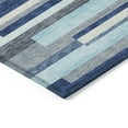 thumbnail image 4 of Addison Rugs Chantille Indoor/Outdoor Transitional Stripes Blue Washable Rectangle Rug, 2'6" x 3'10", 4 of 6