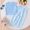 thumbnail image 6 of SONGGE Toddler Outfit Sets Baby Girls Summer Sports Fashion Sleeveless Tops + Pants Two Sets Cartoon Adorable Clothes Sets, 6 of 7