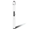 thumbnail image 2 of openpig Long Lighter, Candle Lighters Electric Lighter, Type-C Rechargeable Arc with LED Display, Lighters for Candle Aromatherapy Camping Gas Stoves- White, 2 of 3
