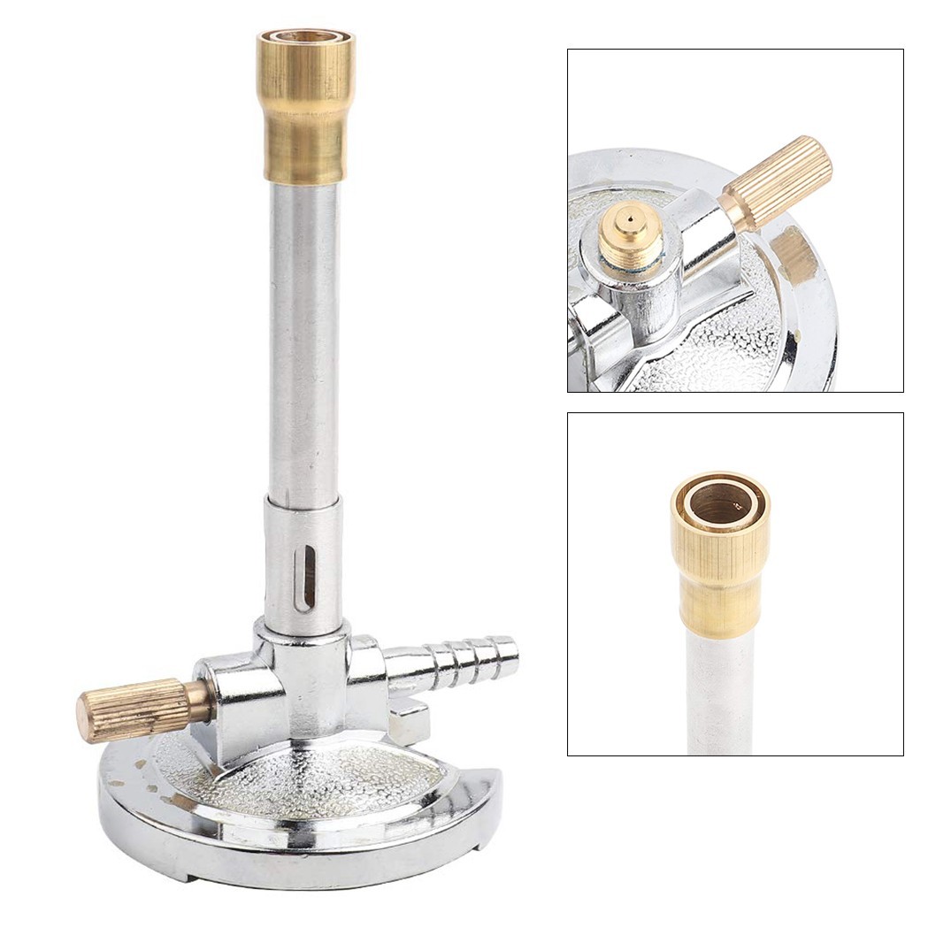 Bunsen Burner Adjustable With Threaded Needle Valve Natural Gas Bunsen