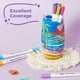thumbnail image 5 of Marcadores de pintura acrílica Ohuhu, 36 colores, doble punta, impermeables, 5 of 8