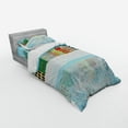 thumbnail image 2 of Ambesonne Winter Bedding Set 3 Pcs, Christmas Houses Sea, Twin XL, Multicolor, 2 of 2