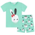 thumbnail image 1 of Little hand Toddler Girls Pajamas Set Easter Gift Rabbit Bunny Cute Easter Kids Sleepwear 2PJS 2-7T, 1 of 5