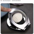 thumbnail image 4 of Less Steel Egg Slicer For Eggs And Eggs With 2 In 1 Durable Metal Slices, 4 of 5