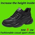 thumbnail image 5 of Men's & Tall Lift Sneakers with 3.15inch Thick Platform - Breathable - Height Increase Shoes, for, Gym, - Heavy-Duty Sole & Casual Athletic Wear Low-Top Round Toe, 5 of 5