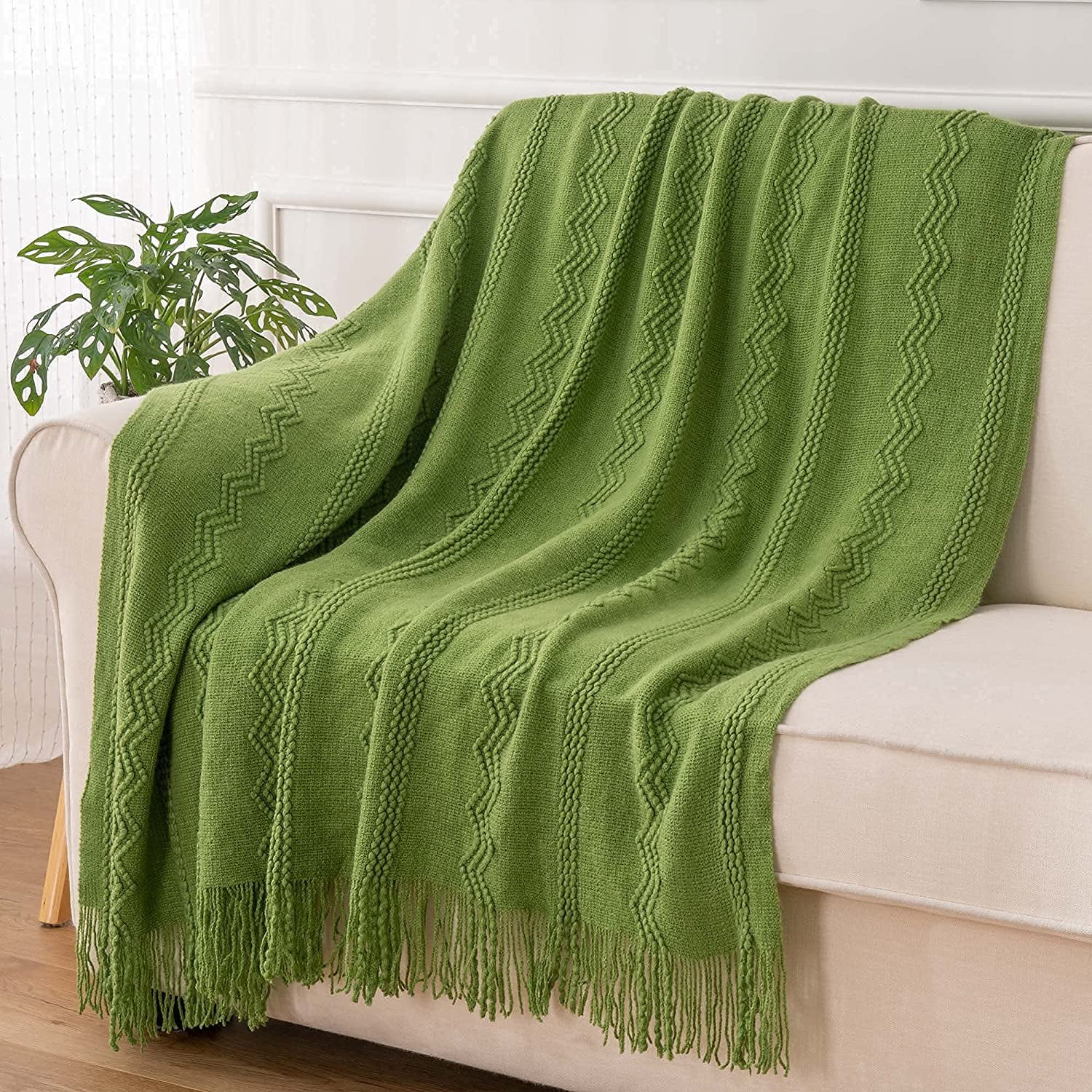 Green sofa throw hotsell