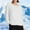 White Boutique Tops, variant on Aobny Flannel Womens Clothes Trendy 2025 Long Sleeve Fleece Black Crew Neck Tops Polo Shirts for Women,XXL