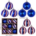 thumbnail image 2 of 9Pcs Patriotic Eagle Ornaments for Memorial Day 4th of July Tree Decorations, Red White Blue Shatterproof Americana Hanging Ball Decor for Labor Independence Day Christmas, 2 of 6