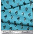 thumbnail image 2 of Soimoi Poly Georgette Fabric Dot & Floral Artistic Decor Fabric Printed Yard 52 Inch Wide, 2 of 5