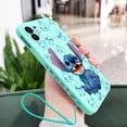 thumbnail image 1 of Disney Stitch-funda de silicona con correa de mano para teléfono, carcasa para iPhone 14, 13, 12, 11 Pro Max, Mini, X, XR, XS MAX, SE20, 8, 7 Plus, 6, 6S Plus Fivean unisex, 1 of 2