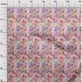 thumbnail image 3 of oneOone Velvet Red Fabric Abstract Floral Craft Projects Decor Fabric Printed By The Yard 58 Inch Wide-1ra, 3 of 5